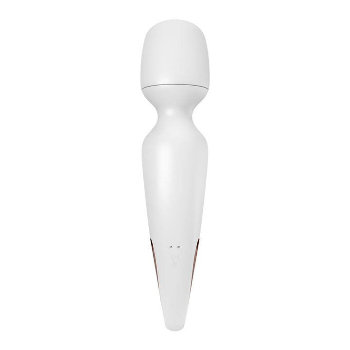 Satisfyer Wand-erland Massage Wand - White/Rose Gold
