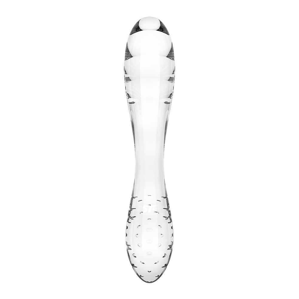 Satisfyer Dazzling Crystal 1 - Clear Glass Dildo