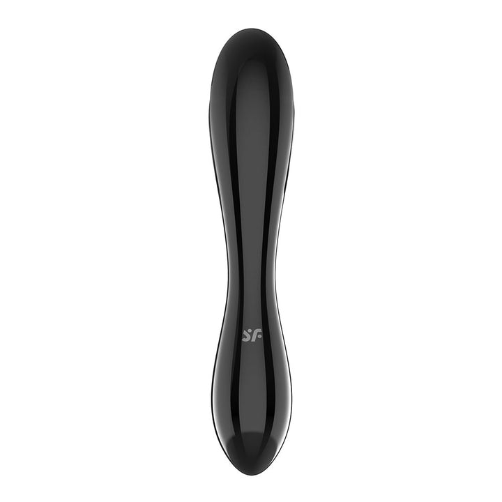 Satisfyer Dazzling Crystal 1 - Glass Dildo - Black