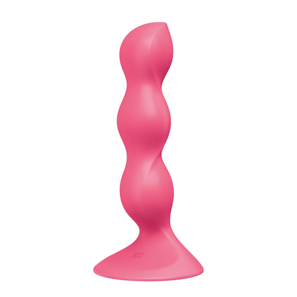 Satisfyer Triple Ball-R Beaded Anal Plug - Red