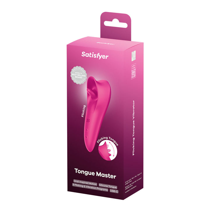 Satisfyer Tongue Master - Flicking Clitoral Stimulator - Pink
