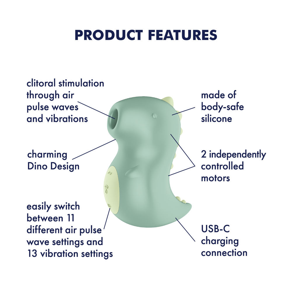 Satisfyer Din-OOOH Air Pulse Stimulator - Mint