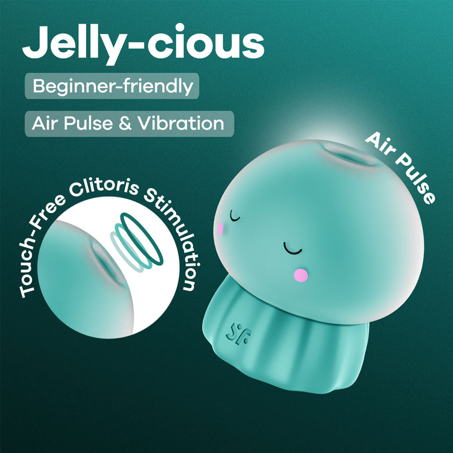 Satisfyer Jelly-cious Air Pulse Stimulator - Green