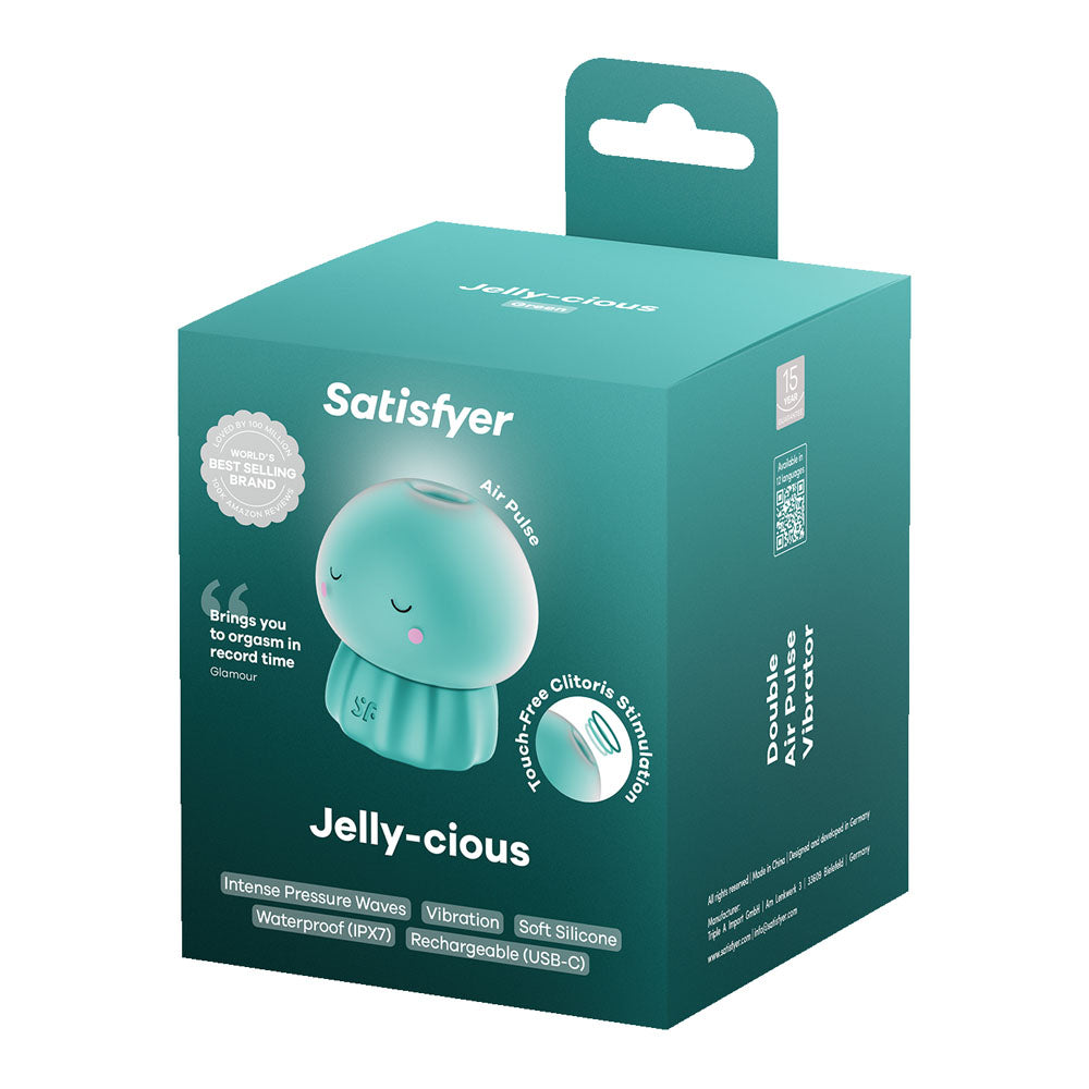 Satisfyer Jelly-cious Air Pulse Stimulator - Green