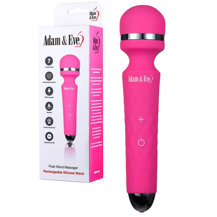 Adam & Eve Peak Wand Massager - Pink