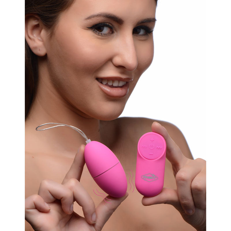 Frisky Scrambler Vibrating Egg with Wireless Remote - Pink