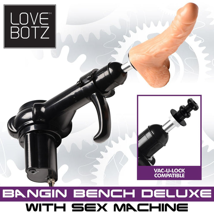 LoveBotz Bangin Bench Deluxe with Sex Machine