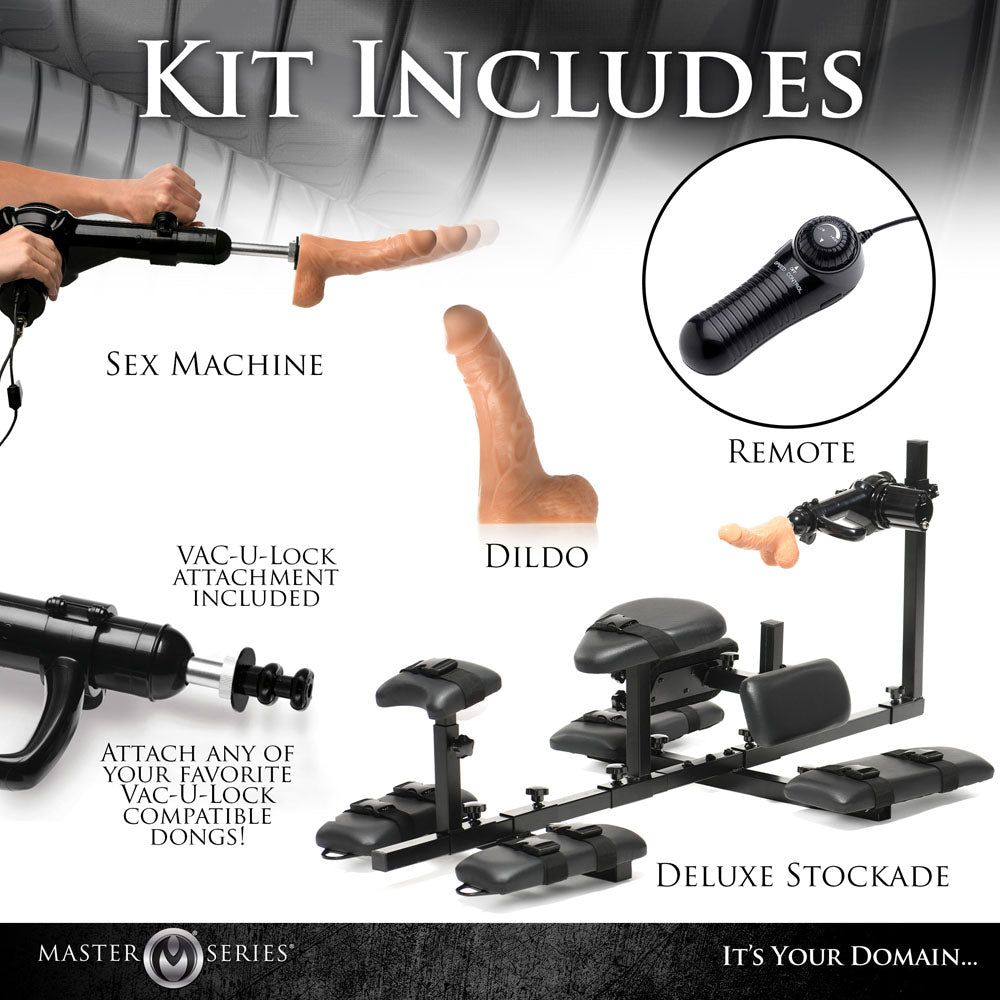 Master Series Subversion Deluxe Stockade Sex Machine