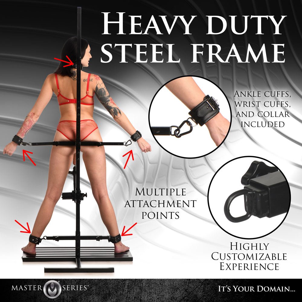 Master Series Ultimate Enforcer - Forced Orgasm Tower with Sex Machine