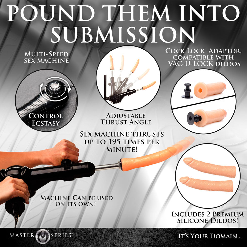 Master Series Ultimate Enforcer - Forced Orgasm Tower with Sex Machine