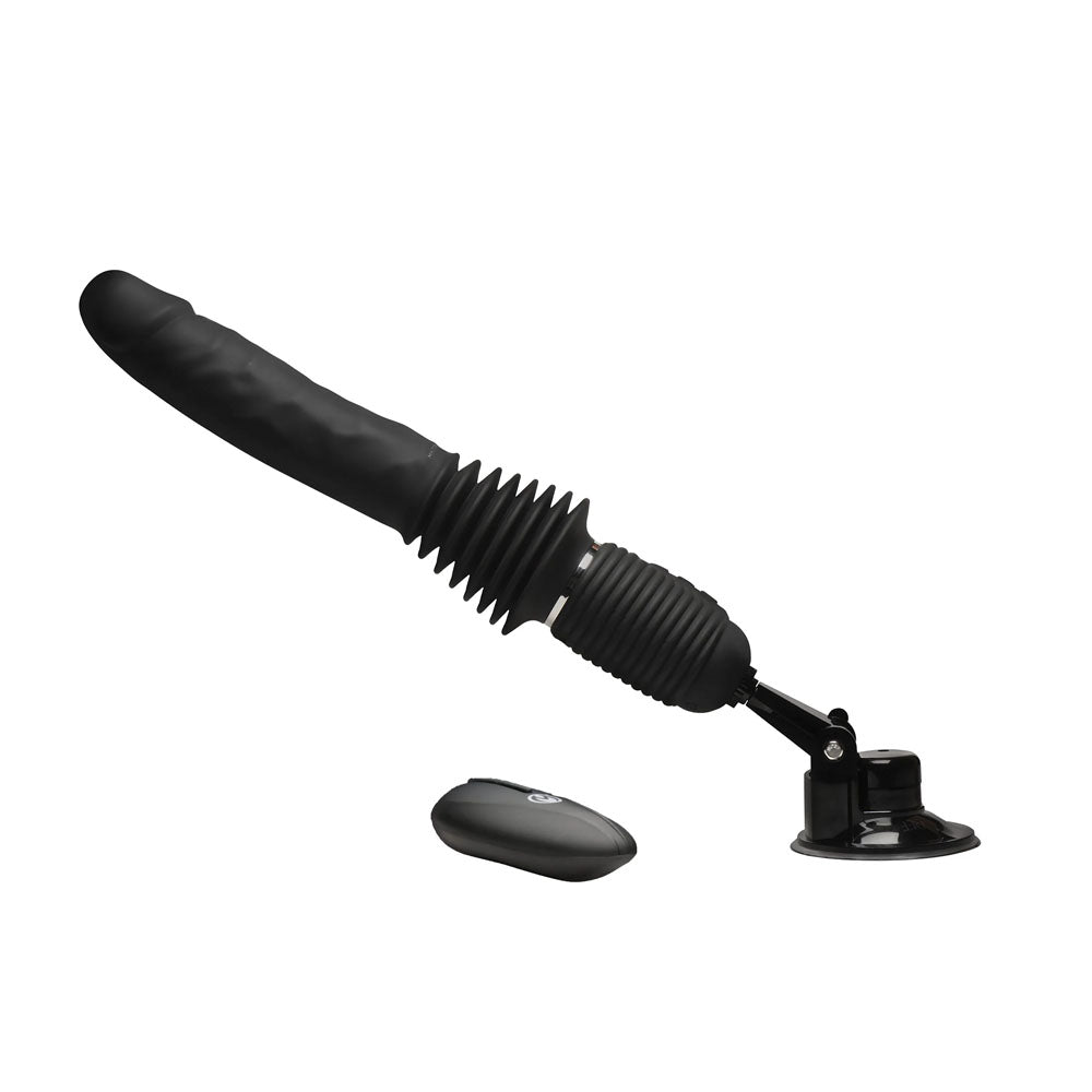 Master Series Ultimate Power Pounder Thrusting Vibrator - Black