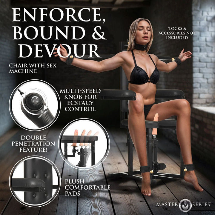 Master Series Enforcer Chair with Sex Machine
