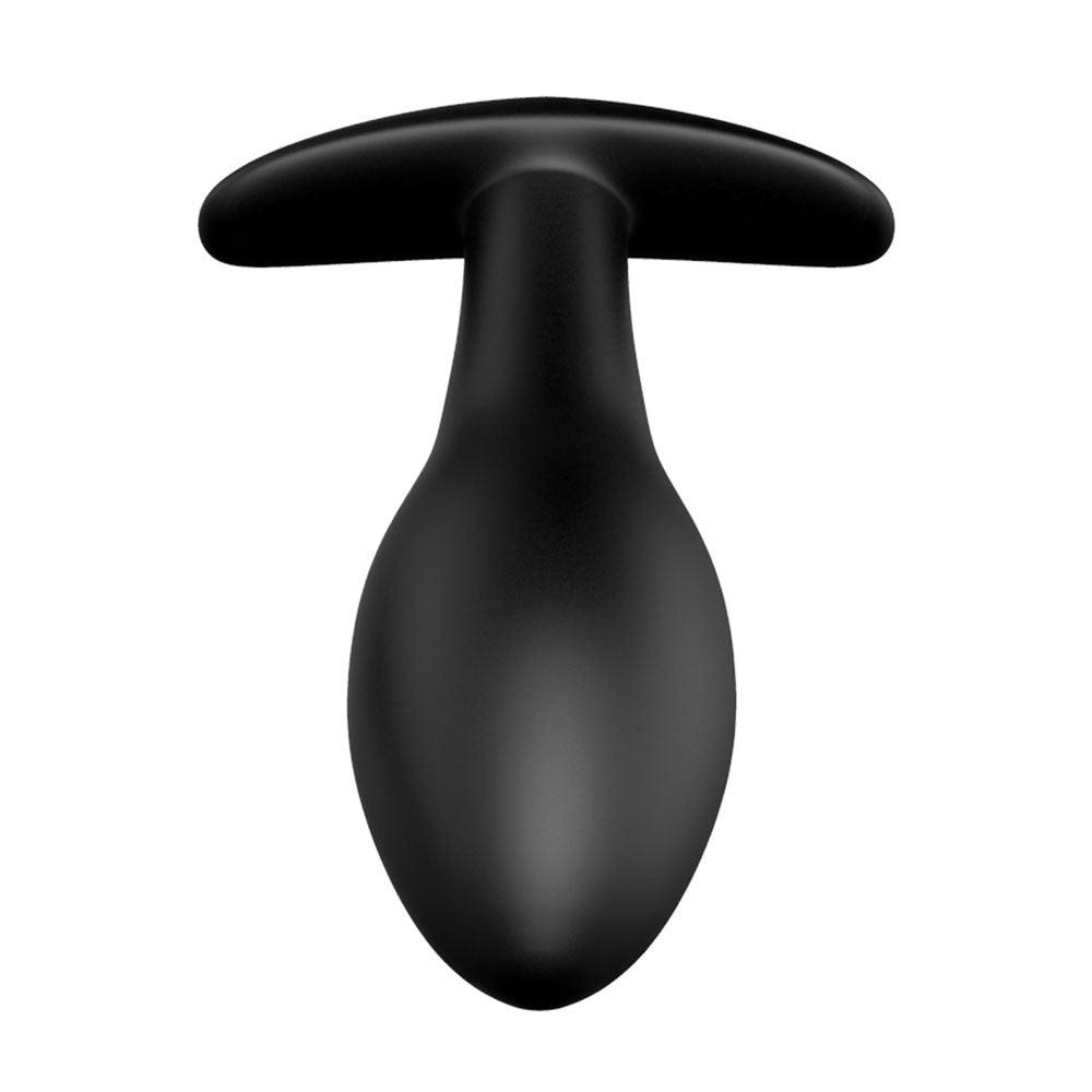 Party Up Jason Vibrating Anal Plug with Remote Control - Black