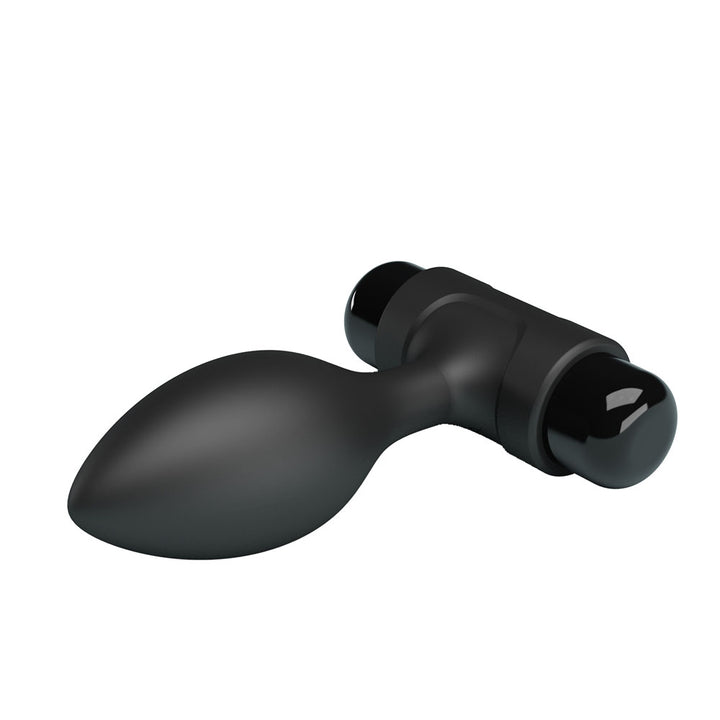 Party Up Ken Vibrating Butt Plug - Black