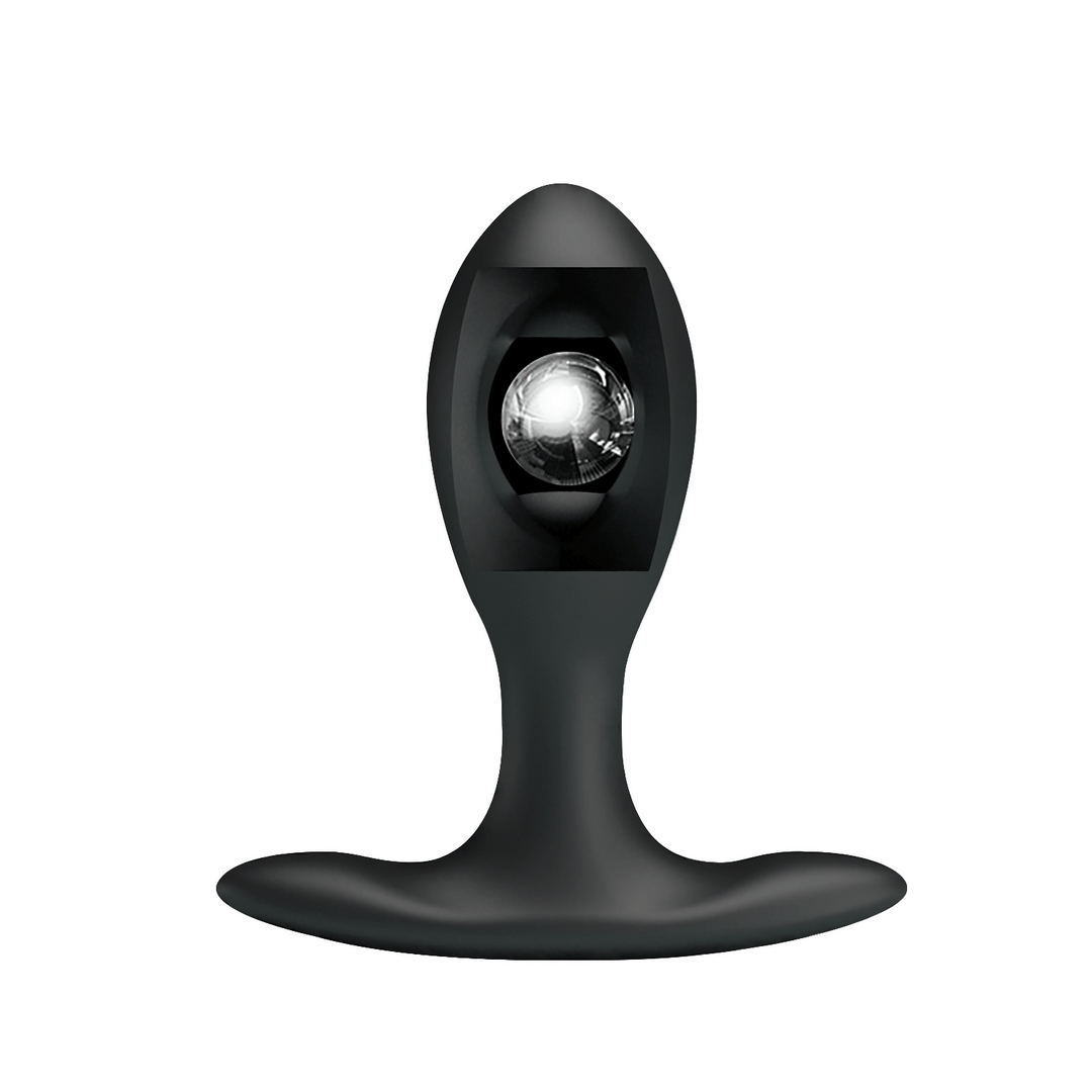 Party Up Kevin Inflatable Butt Plug - Black