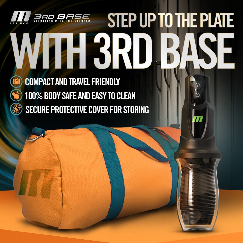 M For Men - 3rd Base - Vibrating & Rotating Auto Stroker