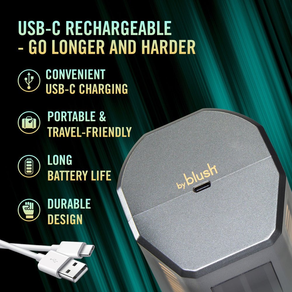 M For Men - SpinMaster Pro - Vibrating & Rotating Auto Stroker