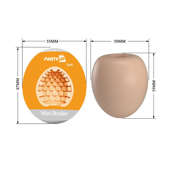 Party Up Sam Mini Stroker - Flesh