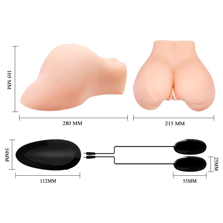 CRAZY BULL JULIE Vibrating Doggy Torso