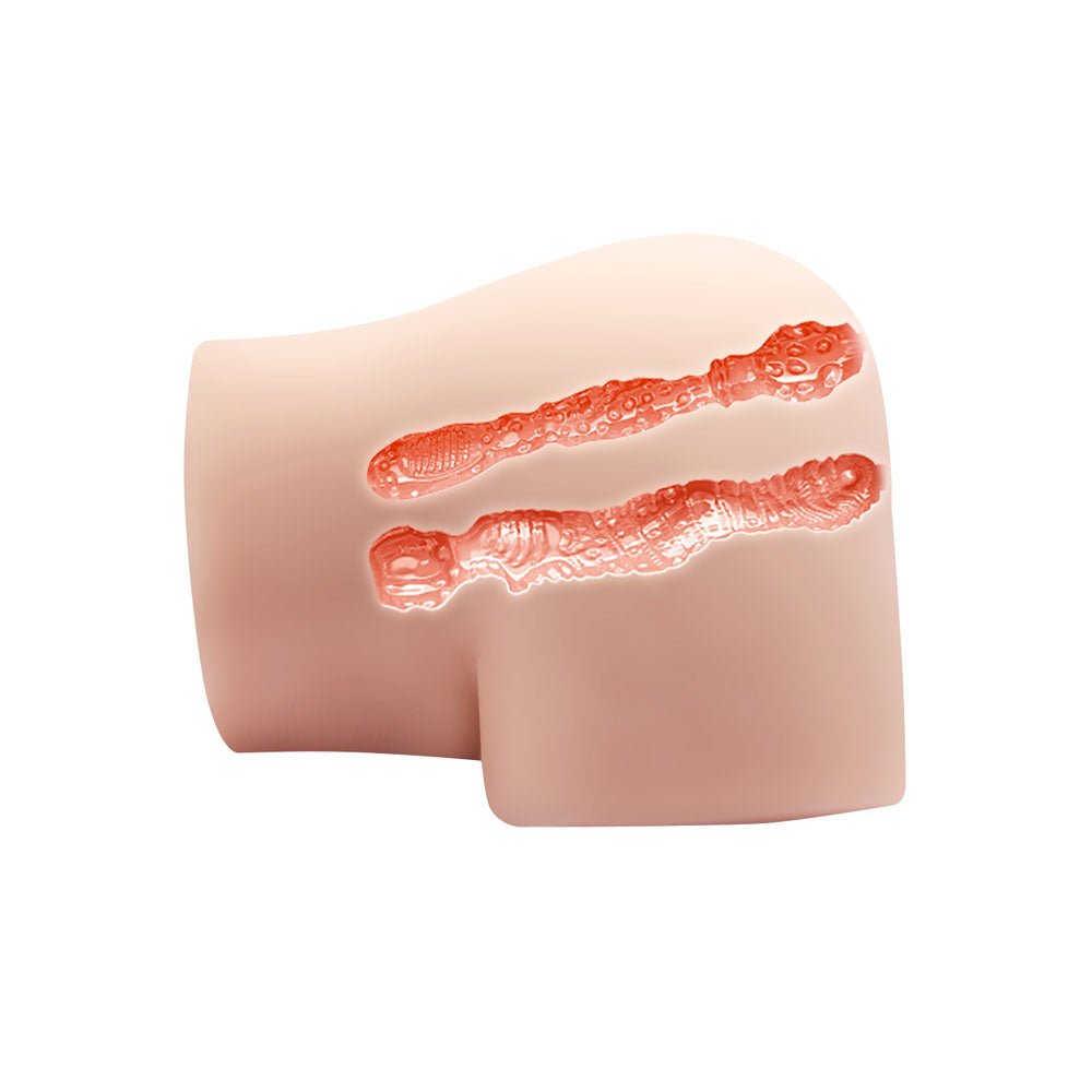 Crazy Bull Vibrating Life Size Doggy-Style Masturbator - Flesh