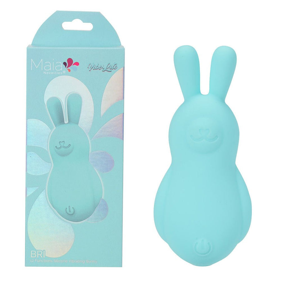Maia Bri Vibrating Bunny Bullet - Teal