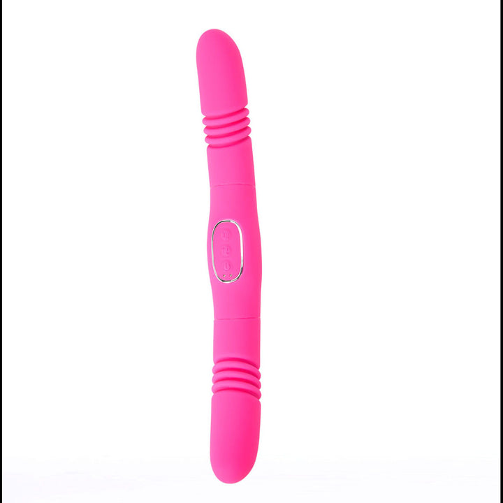 Maia Zena Dual Thrusting Double Ended Vibrator - Pink