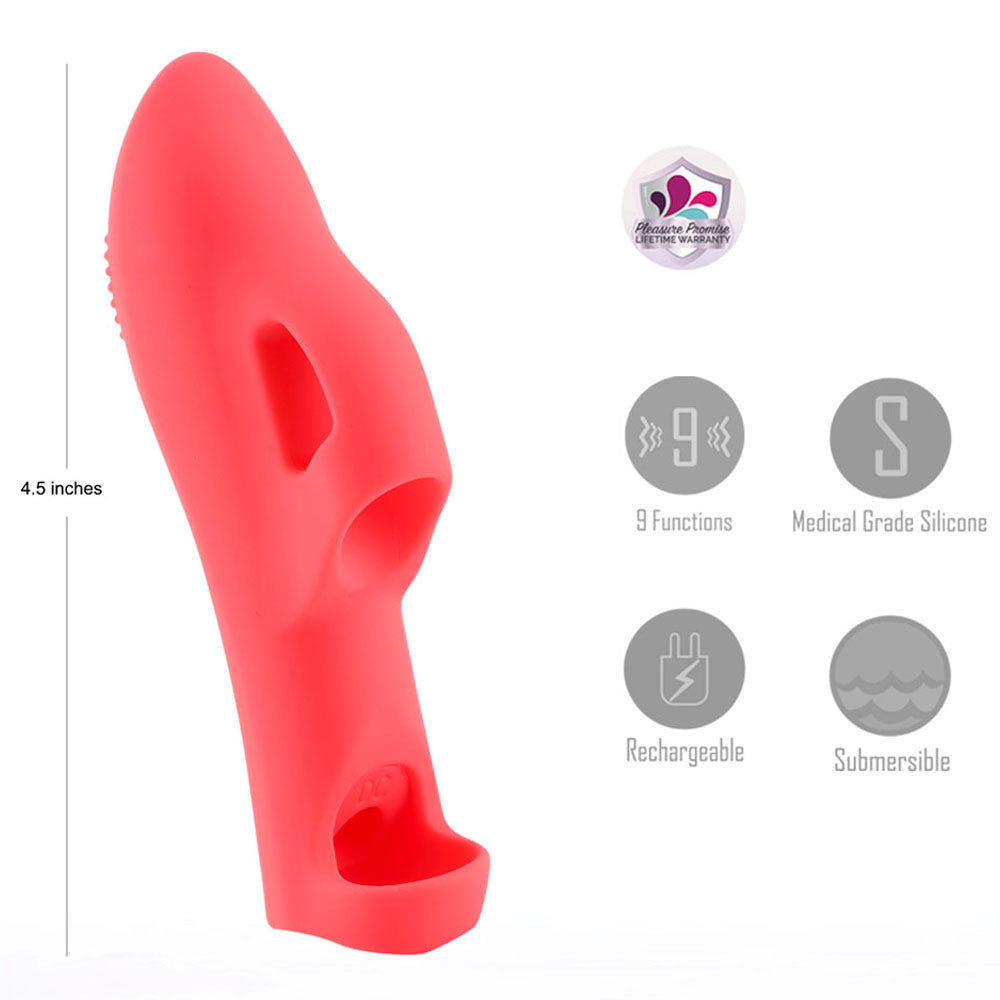 Maia Lana Finger Stimulator - Red