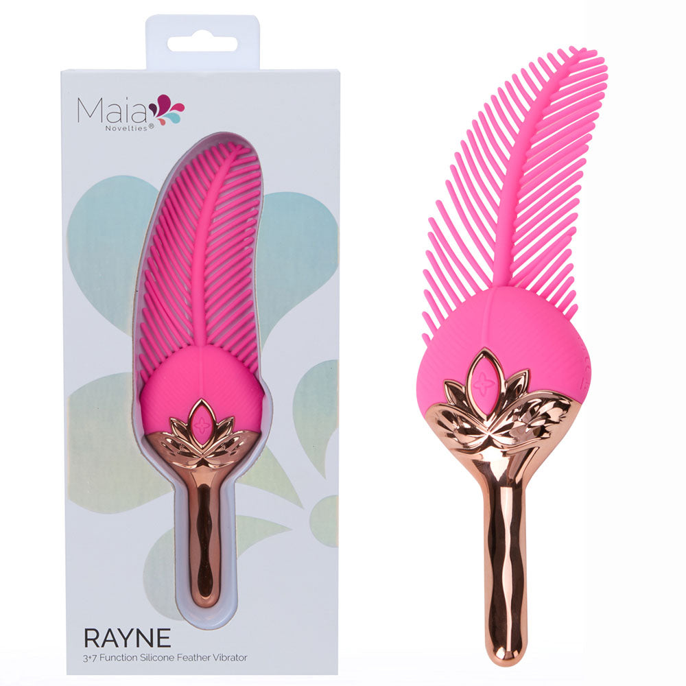 Maia Rayne Feather Vibrator - Pink