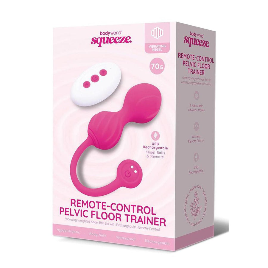 Bodywand Squeeze Remote-Control Pelvic Floor Trainer - Pink