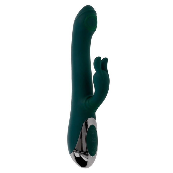Evolved Rabbit Tap Tap - Vibrator with Tapping Tip - Green