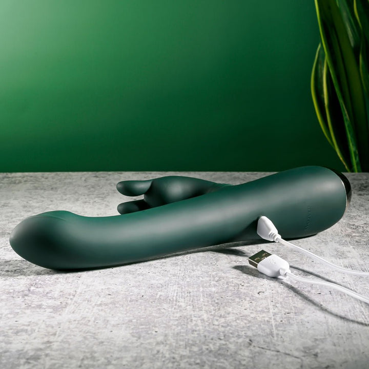 Evolved Rabbit Tap Tap - Vibrator with Tapping Tip - Green