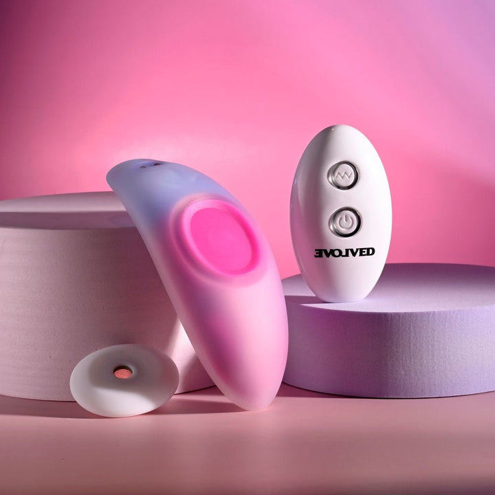 Evolved Paradise Panty Vibrator with Remote Control - Pink/Purple