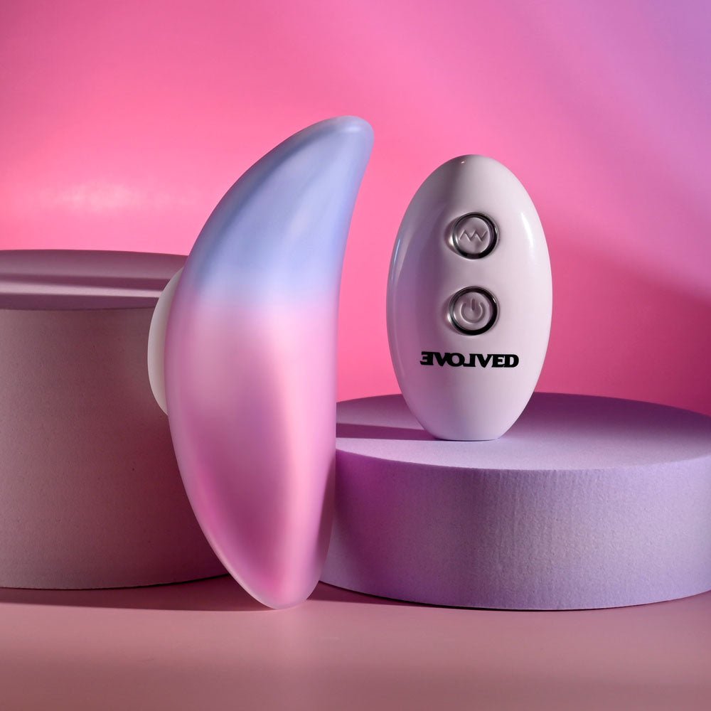 Evolved Paradise Panty Vibrator with Remote Control - Pink/Purple