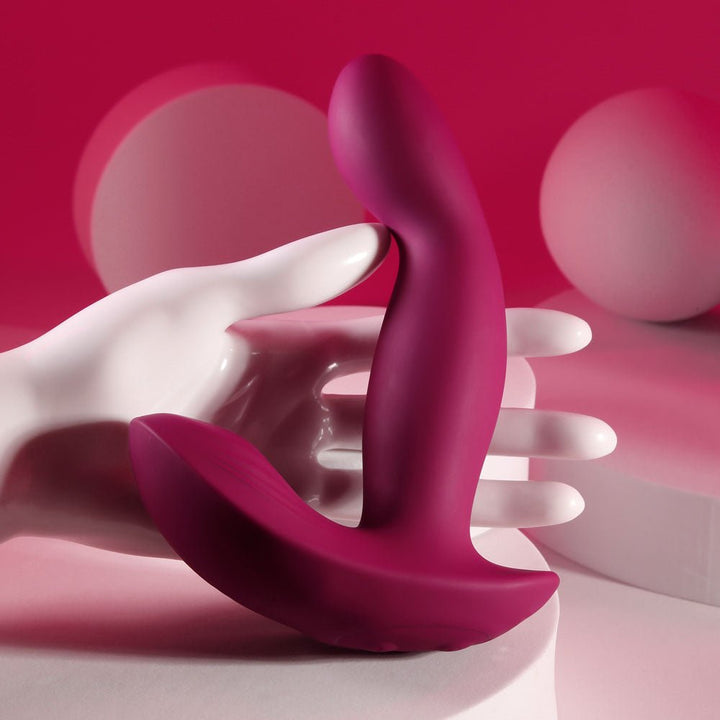 Evolved Come On Over - Vibrator with Wireless Remote - Burgundy Red