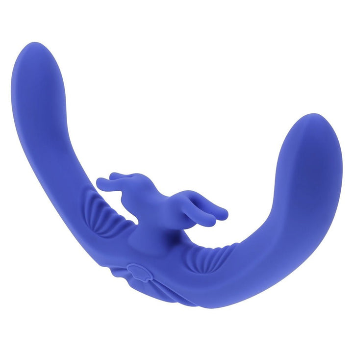 Evolved Lovebirds - Double Ended Rabbit Vibrator with Remote  Control - Purple