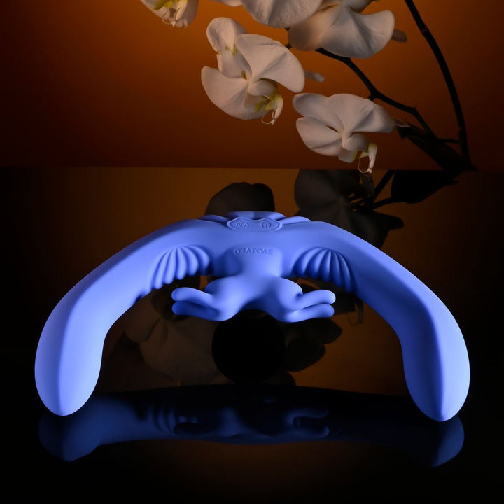 Evolved Lovebirds - Double Ended Rabbit Vibrator with Remote  Control - Purple