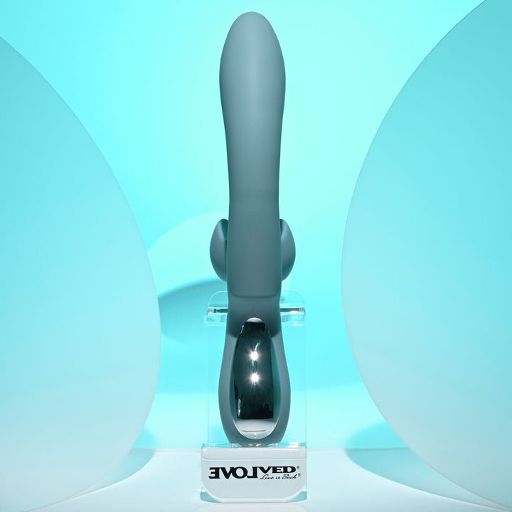 Evolved Take Your Flick - Vibrator with Flicking Clitoral Stimulator - Grey