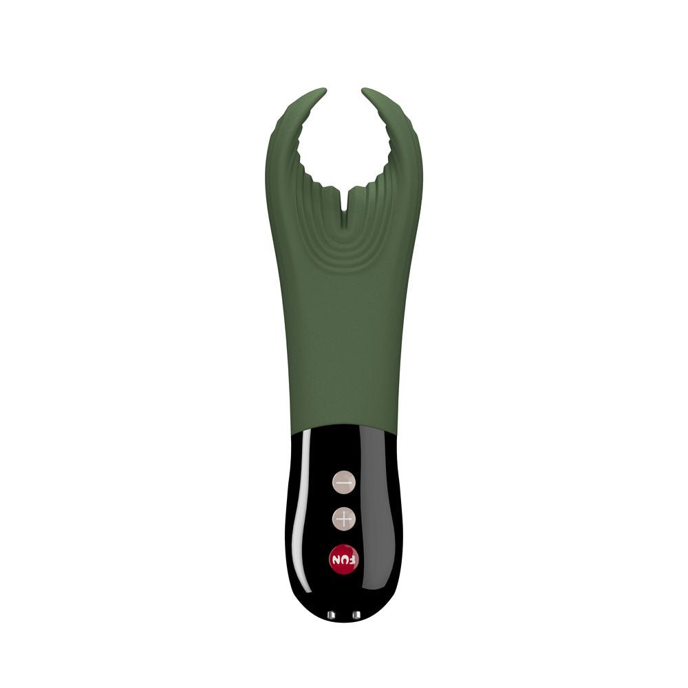 Fun Factory Manta Vibrating Stroker - Moss Green