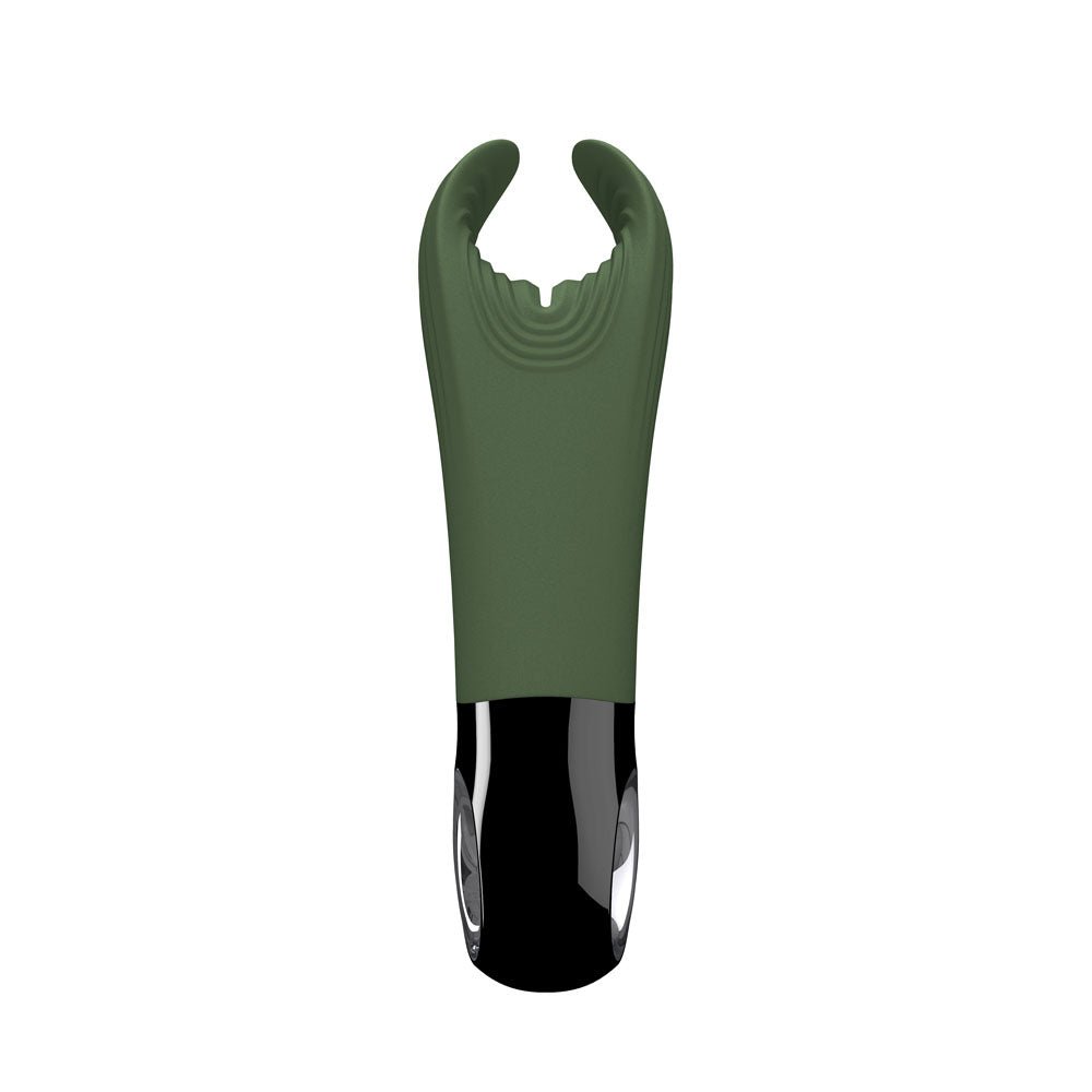 Fun Factory Manta Vibrating Stroker - Moss Green
