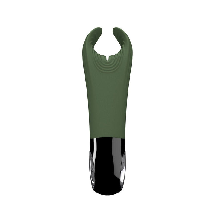Fun Factory Manta Vibrating Stroker - Moss Green