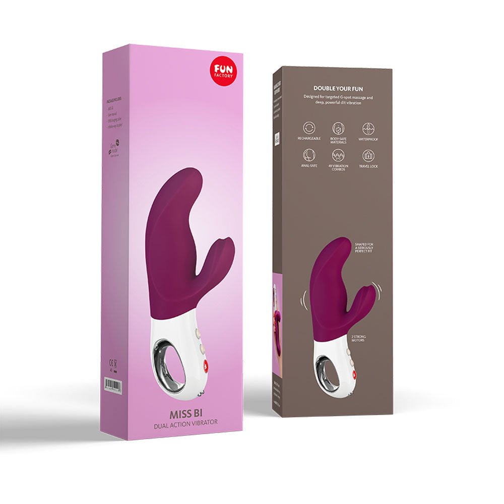 Fun Factory Miss Bi G-Spot Rabbit Vibrator - Grape