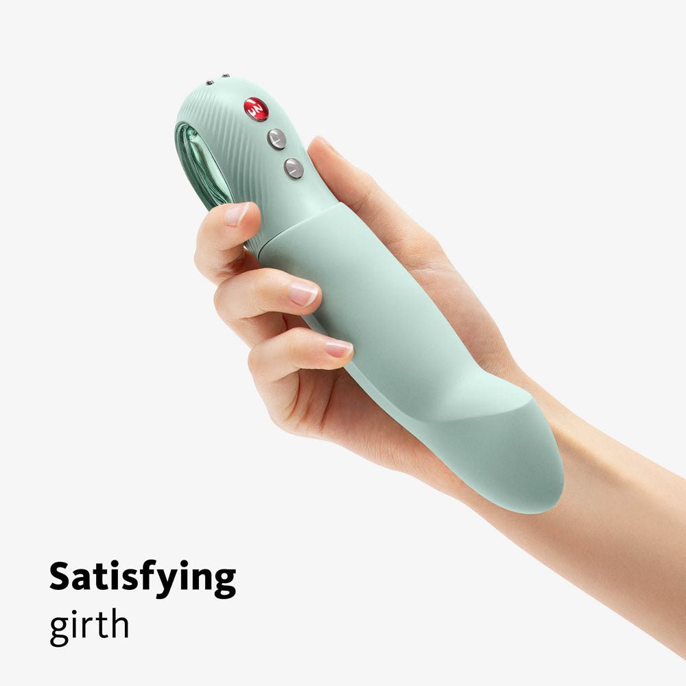 Fun Factory Stronic G Fort Thruster Vibrator - Sage Green