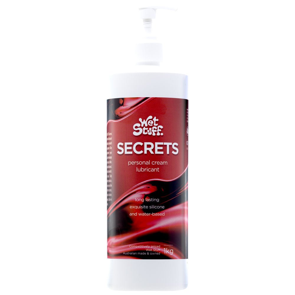 Wet Stuff Secrets - Hybrid Lubricant - 1kg Pump Bottle