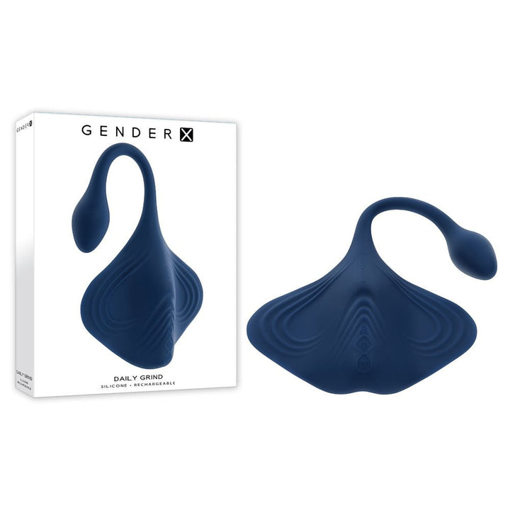Gender X Daily Gind - Grinding Pad with Anal Plug - Blue