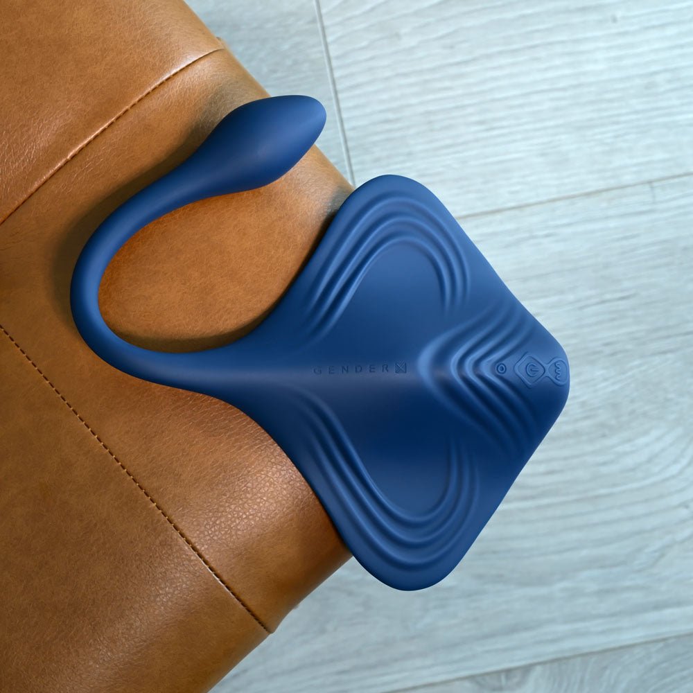 Gender X Daily Gind - Grinding Pad with Anal Plug - Blue