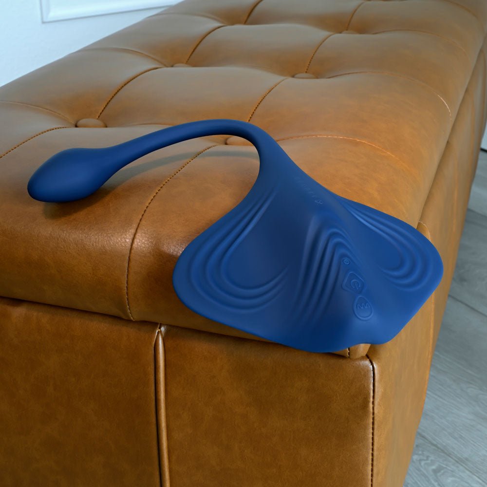 Gender X Daily Gind - Grinding Pad with Anal Plug - Blue