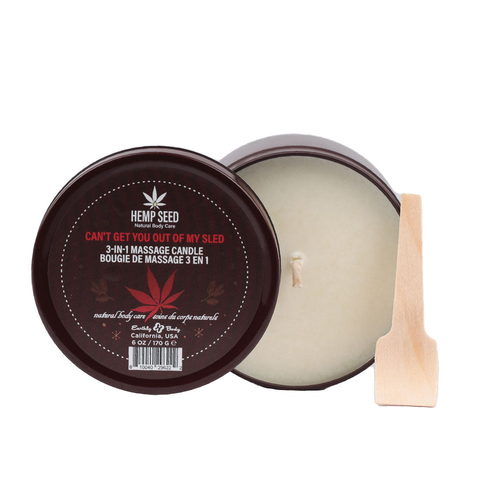 Hemp Seed 3-In-1 Massage Candle - Baby It's Cold Outside - 170g