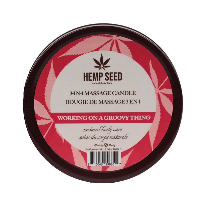 Hemp Seed 3-In-1 Massage Candle - Working On A Groovy Thing