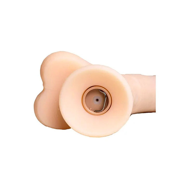 Adam and Eve Money Shot 7.8 Inch Squirting Realistic Dildo with Balls - Flesh