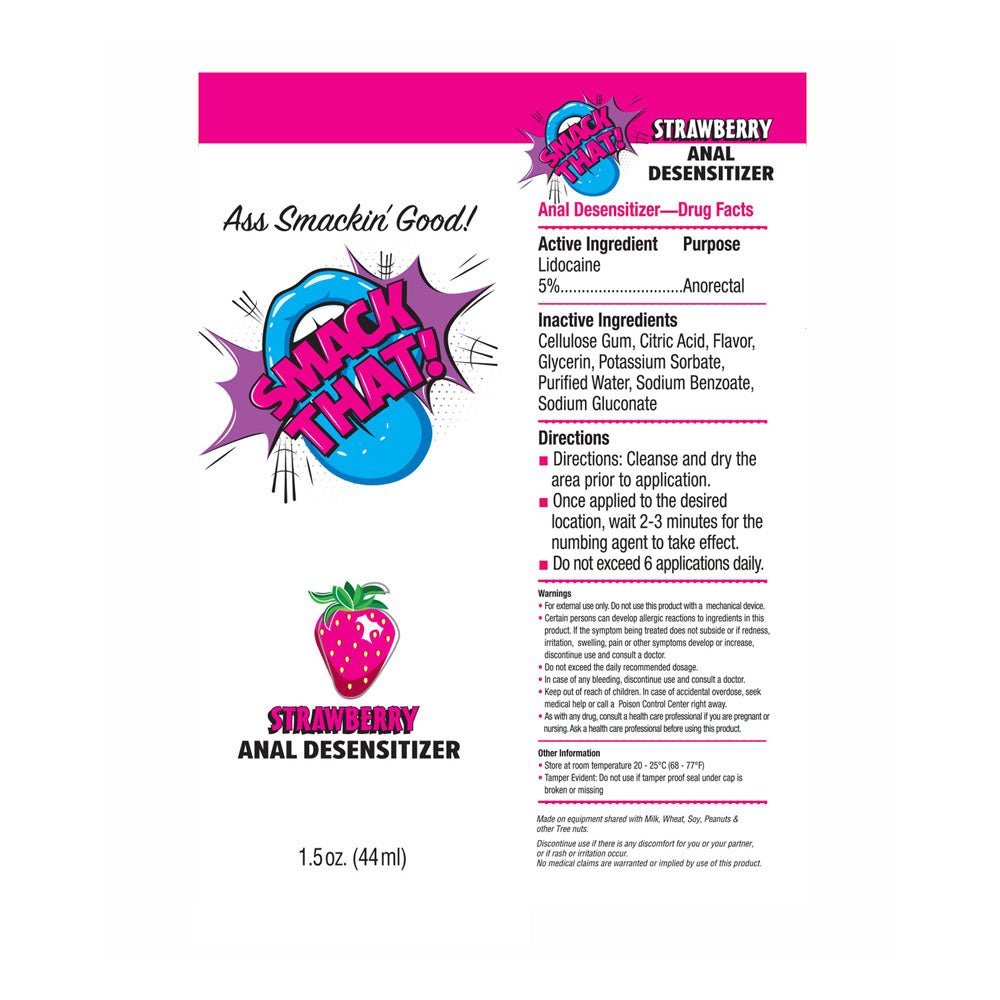 Smack That! Anal Desensitiser 44ml - Strawberry